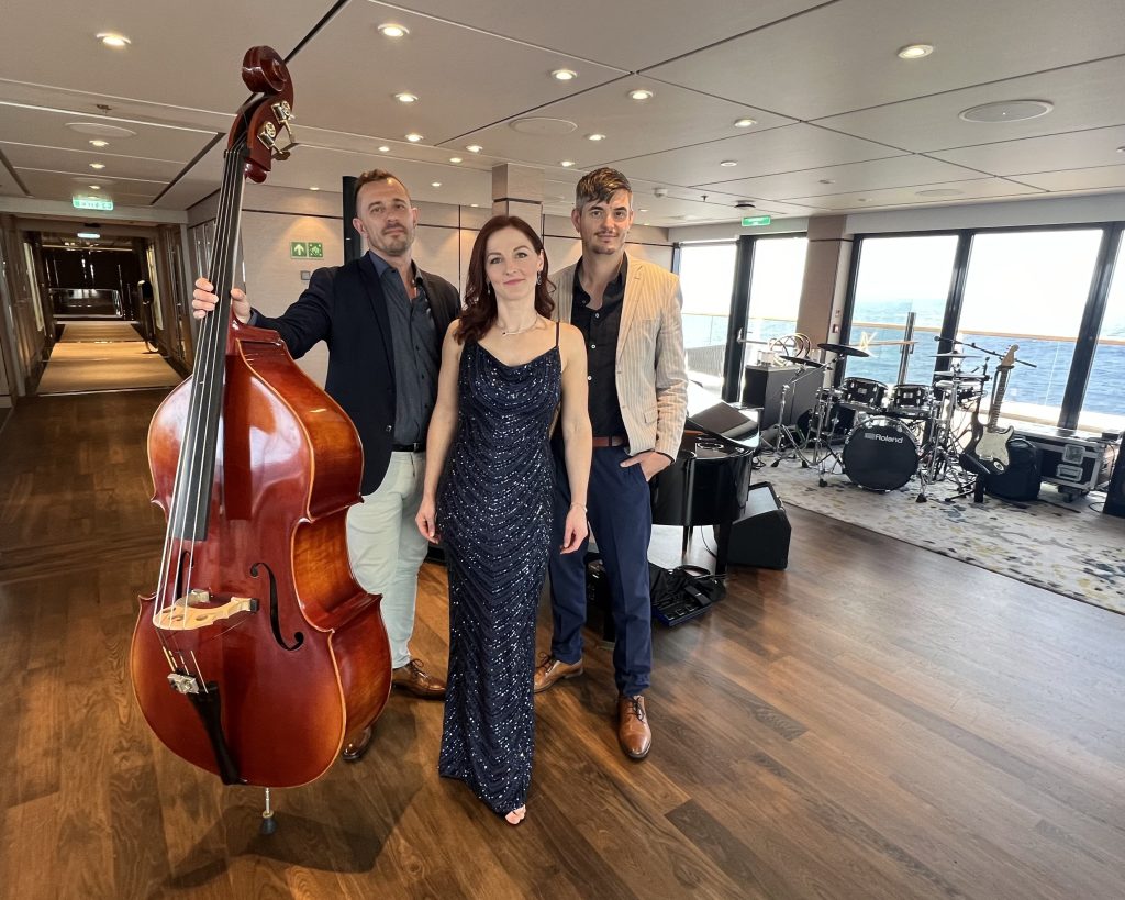Musical performer Grace Hancock and the Jazz Trio